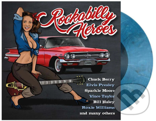 Levně Rockabilly Heroes Ltd. (cool blue coloured) LP - Various
