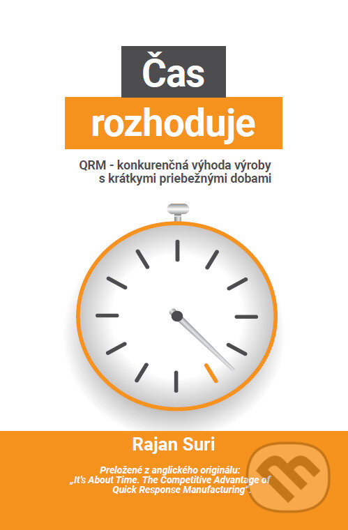 Kniha: Čas rozhoduje (Rajan Suri). QRM Slovakia, 2025