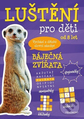 Levně Luštění pro děti: báječná zvířata - Marina Nematová, Antonín Šplíchal (ilustrátor) - kniha z kategorie Hlavolamy, doplňovačky, úlohy a hry