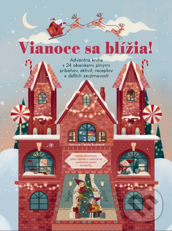 Levně Vianoce sa blížia! (Leporelo s pesničkami) - Claudia Bordin, Claudia Bordin (ilustrátor) - kniha z kategorie Pre deti a mládež