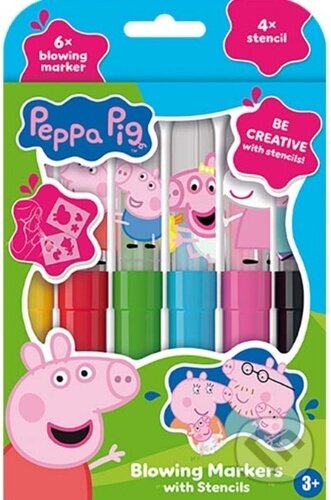 Levně Foukací fixy Prasátko Peppa