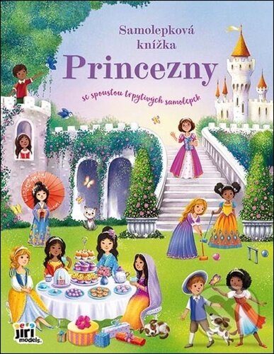 Levně Velká samolepková knížka: Princezny - kniha z kategorie Omaľovávanky, vystrihovanie, papier
