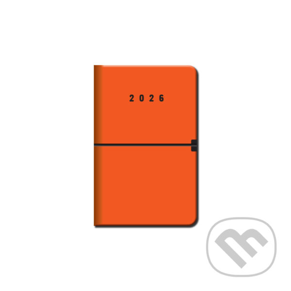 Mini diár CAPRI 2026 (oranžový) (Spektrum grafik). Spektrum grafik, 2025