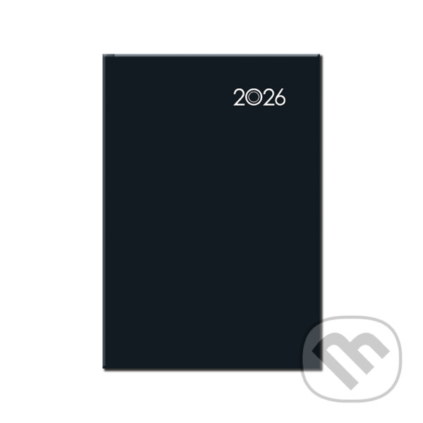 Denný diár FALCON 2026 (čierny) (Spektrum grafik). Spektrum grafik, 2025
