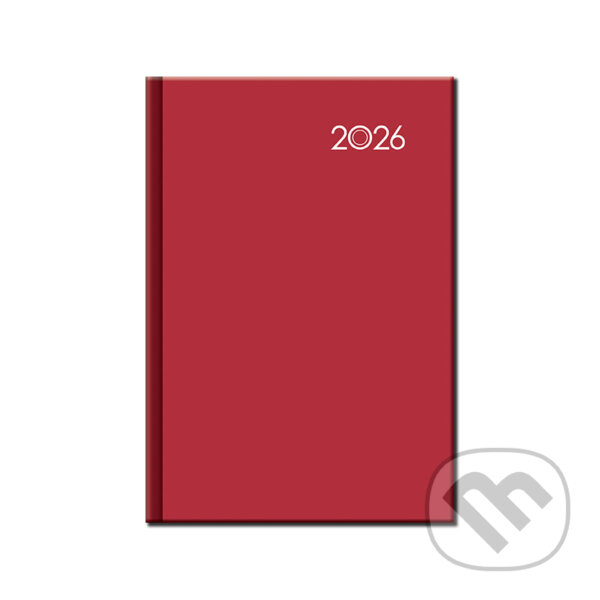 Denný diár FALCON 2026 (červený) (Spektrum grafik). Spektrum grafik, 2025