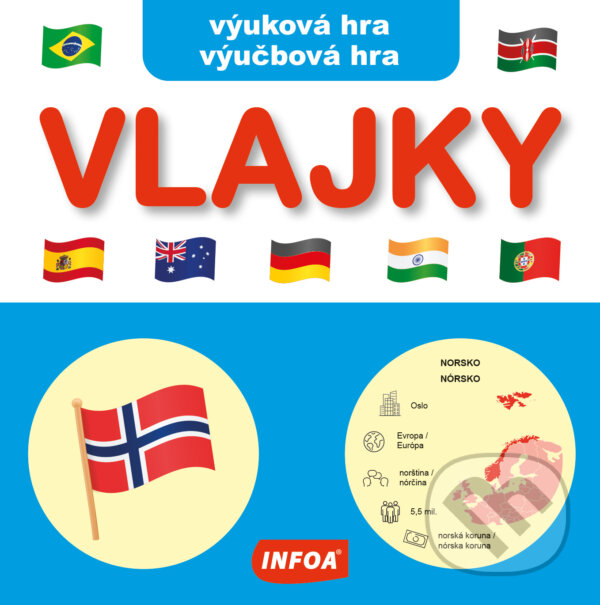Výuková hra - VLAJKY / Výučbová hra - VLAJKY - neuveden - hra z kategorie Karty