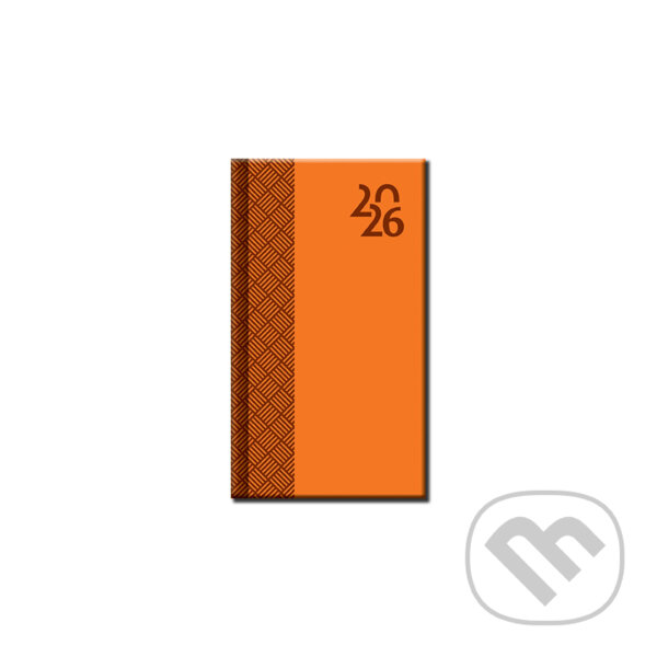 Mini diár VENETIA 2026 (oranžový) (Spektrum grafik). Spektrum grafik, 2025