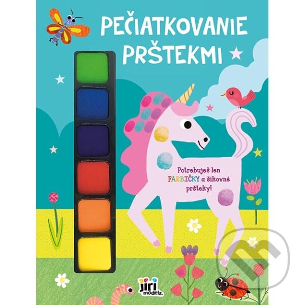 Levně Pečiatkovanie prstíkmi: Jednorožec - kniha z kategorie Omaľovávanky, vystrihovanie, papier