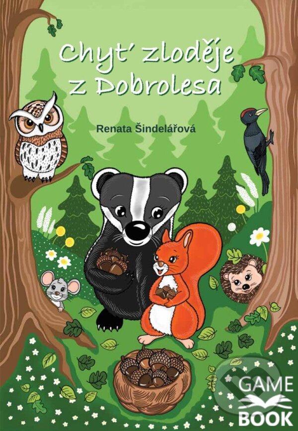 Levně Chyť zloděje z Dobrolesa (gamebook) - Renata Šindelářová, Petra Šolcová (ilustrátor) - kniha z kategorie Rozprávky