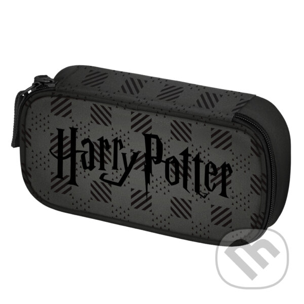 Levně Školský peračník etui Baagl Harry Potter Rokfort (čierny)
