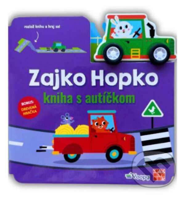 Levně Zajko Hopko - kniha s autíčkom - kniha z kategorie Pre deti a mládež
