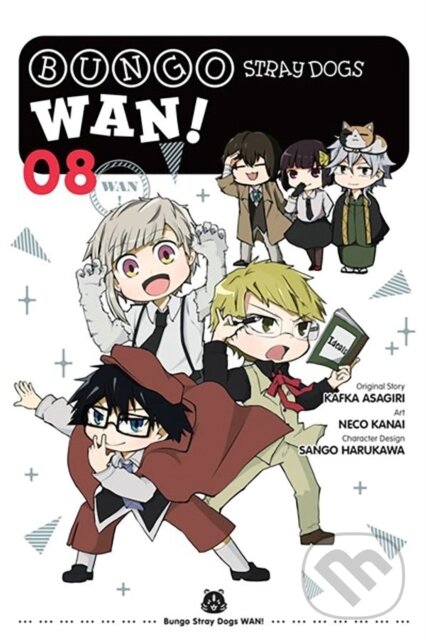 Kniha: Bungo Stray Dogs: Wan!, Vol. 8 (Kafka Asagiri, Sango Harukawa a Neco Kanai). , 2024