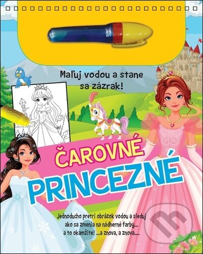 Levně Čarovné princezné - kniha z kategorie Omaľovávanky, vystrihovanie, papier