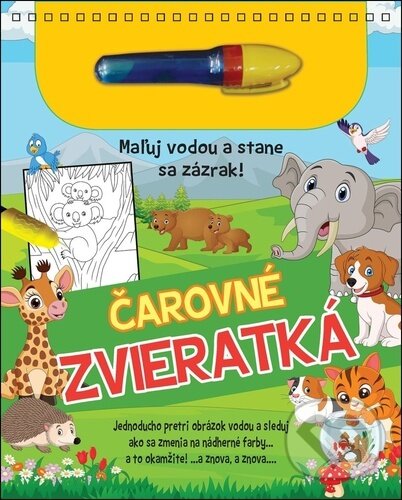 Levně Čarovné zvieratká - kniha z kategorie Omaľovávanky, vystrihovanie, papier