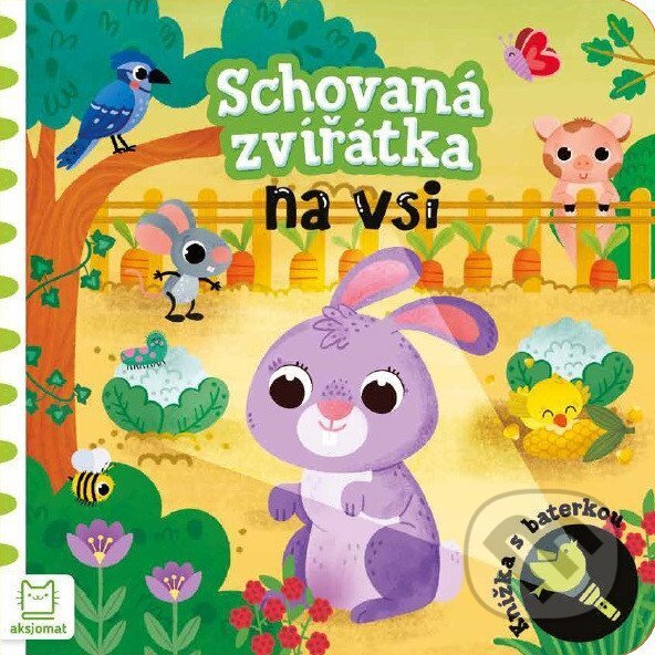 Levně Schovaná zvířátka na vsi - Knížka s baterkou - Gražyna Wasilewicz