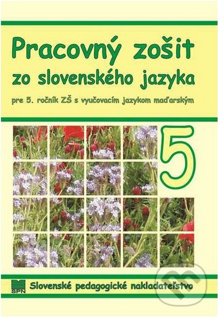 Kniha Pracovný zošit zo slovenského jazyka pre 5. ročník ZŠ s vyučovacím jazykom maďarským