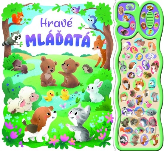 Levně Hravé mláďatá - 50 zvukov - Valentina Jaskina (ilustrátor) - kniha z kategorie Pre deti a mládež