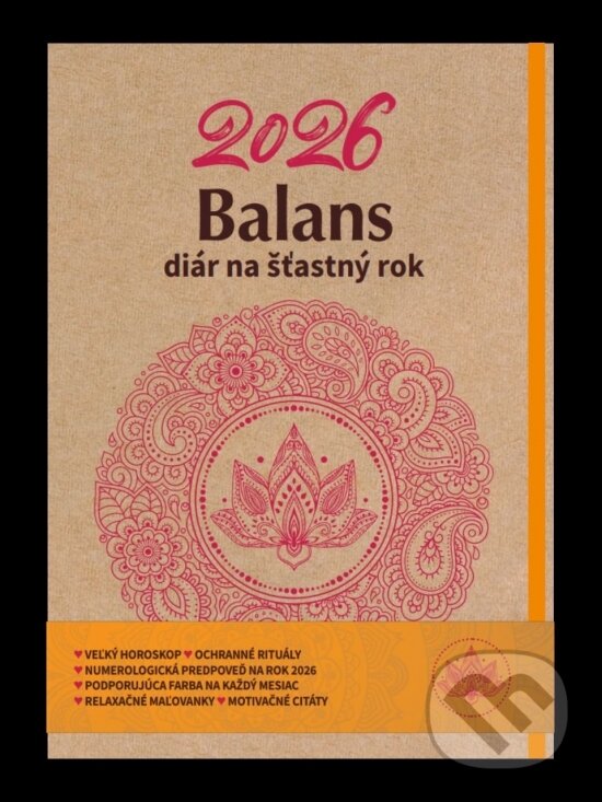 Balans diár na šťastný rok 2026 (Katarína Olejárová). MAFRA Slovakia, 2025