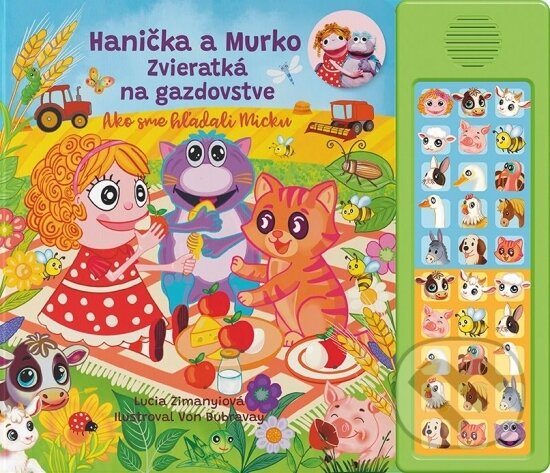 Kniha: Hanička a Murko - Zvieratká na gazdovstve (Lucia Zimanyiová). Fortuna Libri, 2025