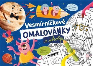 Kniha: Vesmírníčkové omalovánky (Petr Brož). Naše nakladatelství, 2025