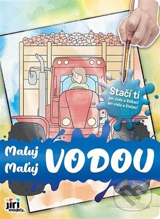 Levně Maluj vodou Traktory
