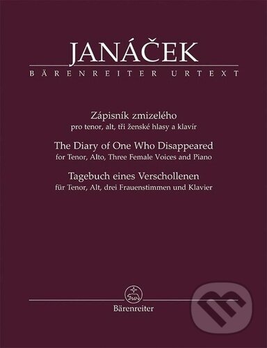 Levně Zápisník zmizelého - Leoš Janáček - kniha z kategorie Noty