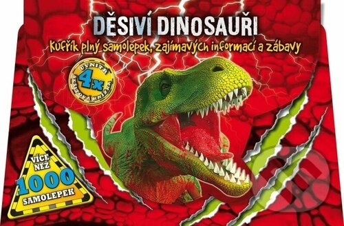 Levně Děsiví dinosauři (Kufřík plný samolepek, zajímavých informací a zábavy) - kniha z kategorie Naučné knihy