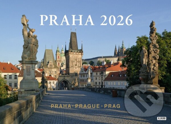 Levně Kalendář 2026 Praha - Prague - Prag - nástěnný - kniha z kategorie Nástenné kalendáre