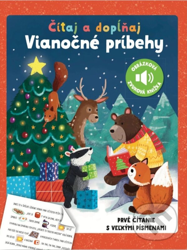 Levně Čítaj a dopĺňaj: Vianočné príbehy (Obrázková zvuková knižka) - kniha z kategorie Rozprávky