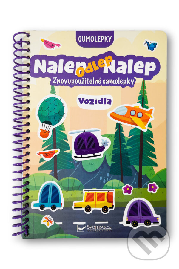 Levně Nalep-odlep-nalep! Gumolepky Vozidla - kniha z kategorie Naučné knihy