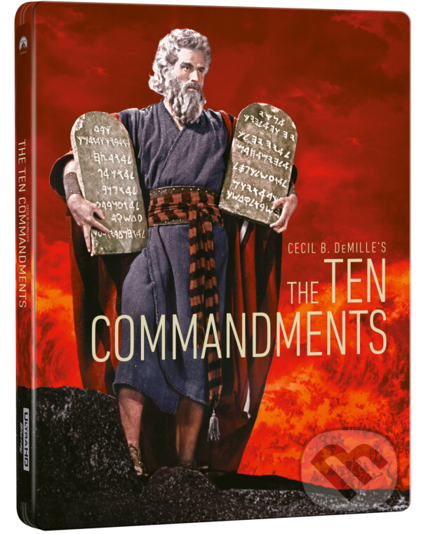 Levně Desatero přikázání - steelbook (UHD BD) - Cecil B. DeMille - film z kategorie Drámy