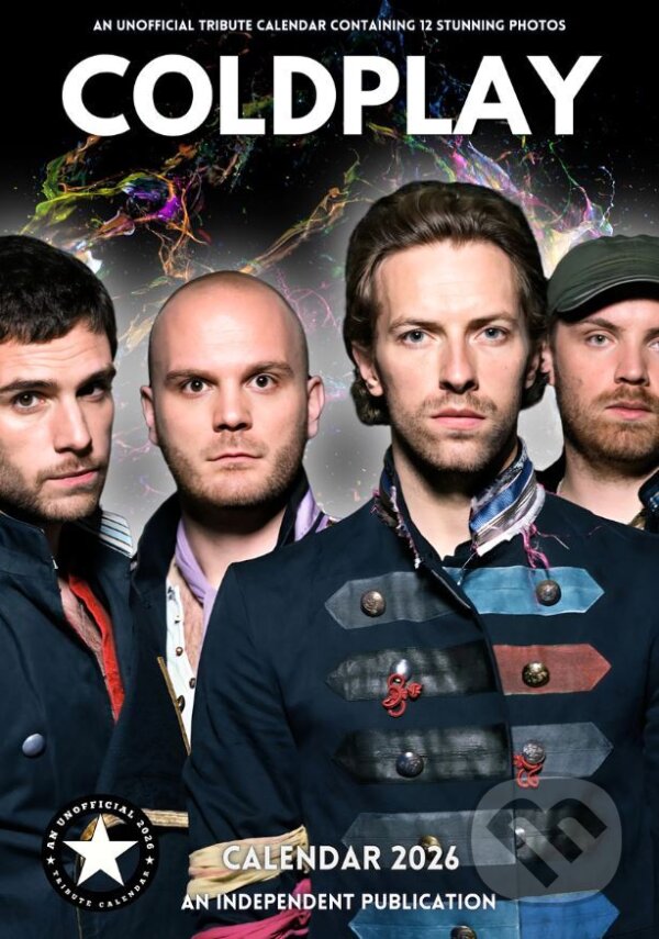 Levně Nástěnný kalendář 2026: Coldplay - Chris Martin (A3 29,7 x 42 cm)