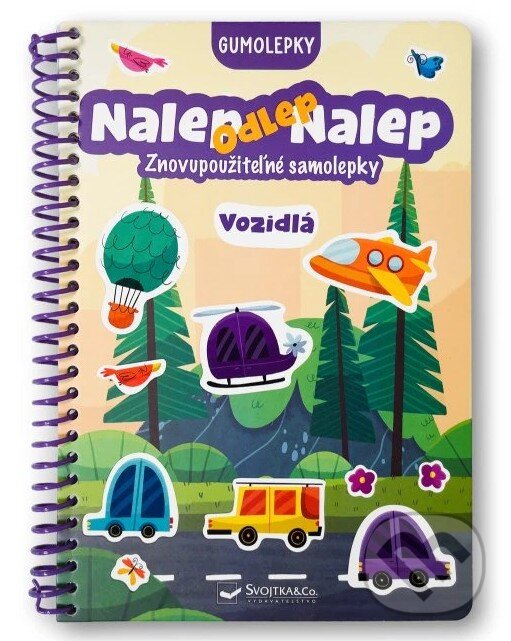 Levně Nalep-odlep-nalep! Gumolepky: Vozidlá - kniha z kategorie Samolepky