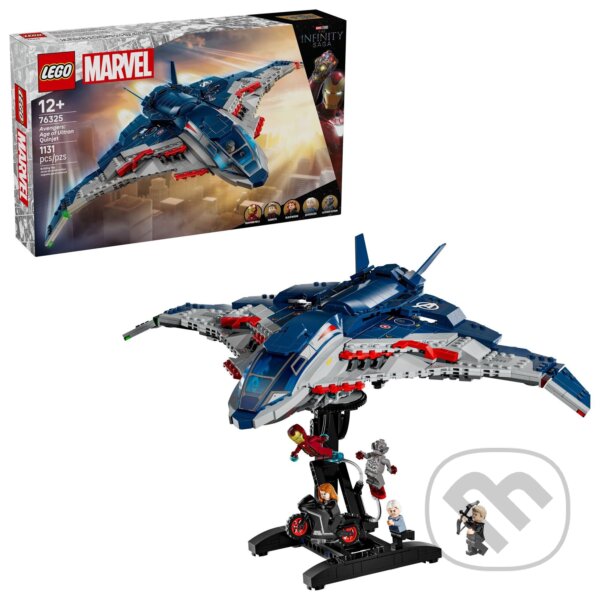 Levně LEGO® Marvel 76325 Avengers 2: Vek Ultrona Stíhačka Quinjet - hra z kategorie Ostatné