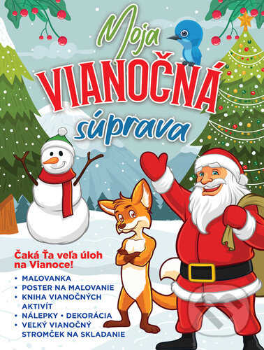 Levně Moja vianočná súprava - kniha z kategorie Samolepky