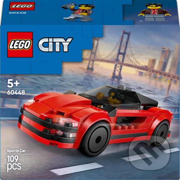 Spoločenská hra: LEGO® City 60448 Červený športiak (LEGO). LEGO, 2025