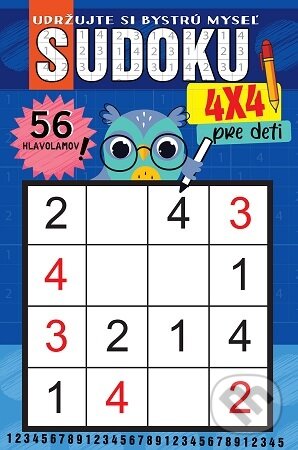 Levně Sudoku 4x4 (56 hlavolamov) - kniha z kategorie Ostatné