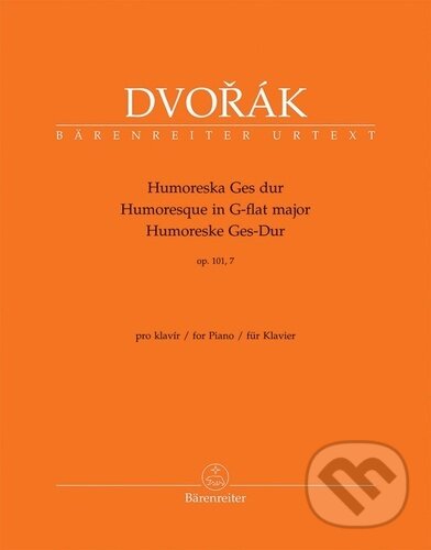 Levně Humoreska Ges dur op. 101/7 (pro klavír) - Antonín Dvořák - kniha z kategorie Noty