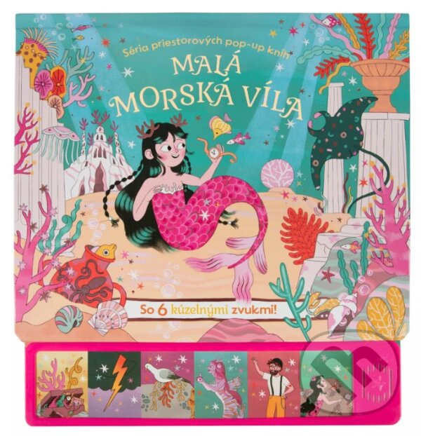 Kniha Malá morská víla (zvuková 3D kniha)