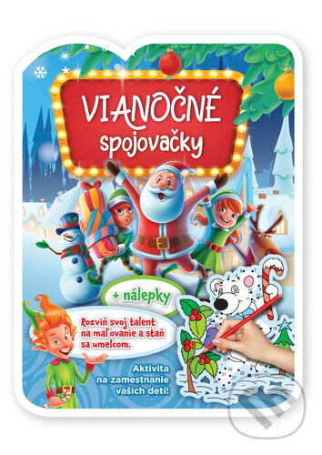 Levně Vianočné spojovačky - kniha z kategorie Omaľovávanky, vystrihovanie, papier