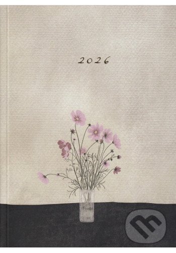 Diár 2026 - krasuľky (Lucia Barabasová). Marigold journal, 2025