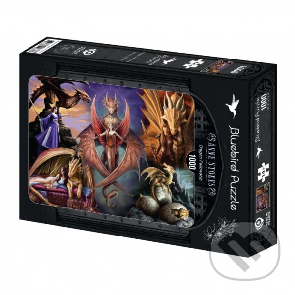 Levně Puzzle Dračie spoločenstvo - Anne Stokes - puzzle z kategorie 500 – 1000 dielikov