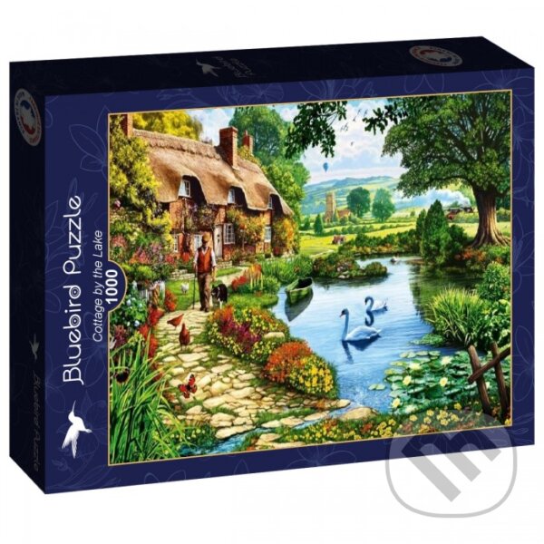 Levně Puzzle Chata pri jazere - Steve Crisp - puzzle z kategorie Umelecké
