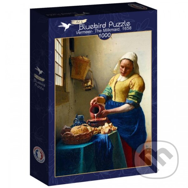Levně Puzzle Dojička, 1658 - Johannes Vermeer - puzzle z kategorie 500 – 1000 dielikov