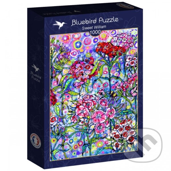 Levně Puzzle Ružové kvety - Sally Rich - puzzle z kategorie 500 – 1000 dielikov