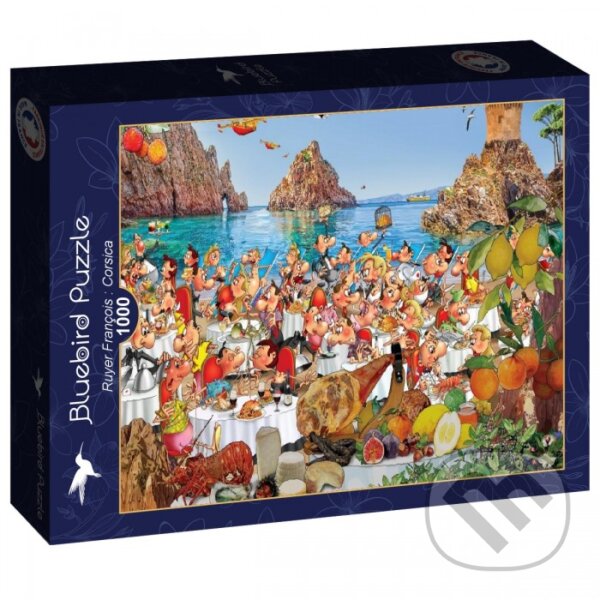 Levně Puzzle Korzika - François Ruyer - puzzle z kategorie Mestá a stavby