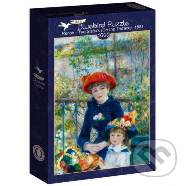 Levně Puzzle Dve sestry (Na terase), 1881 - Renoir - puzzle z kategorie 500 – 1000 dielikov