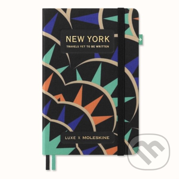 Levně Moleskine - zápisník Luxe City New York (limitovaná edícia, malý, pevná väzba, čistý / linajkovaný)