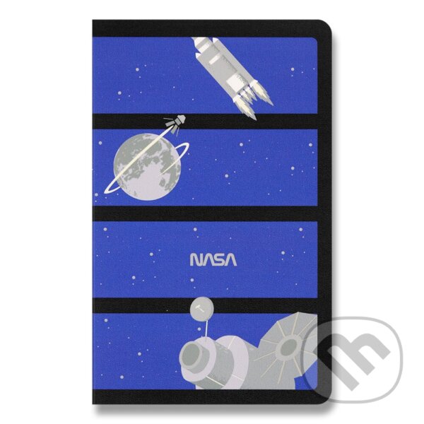 Levně Moleskine - zápisník NASA-inspired Volant (modrý) (limitovaná edícia, stredný, čistý, mäkká väzba)
