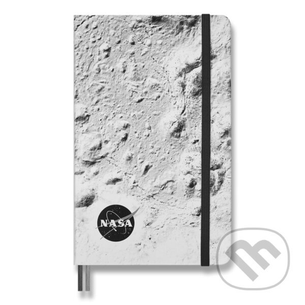 Levně Moleskine - zápisník NASA - inspired (sivý) (limitovaná edícia, stredný, linajkovaný, pevná väzba)
